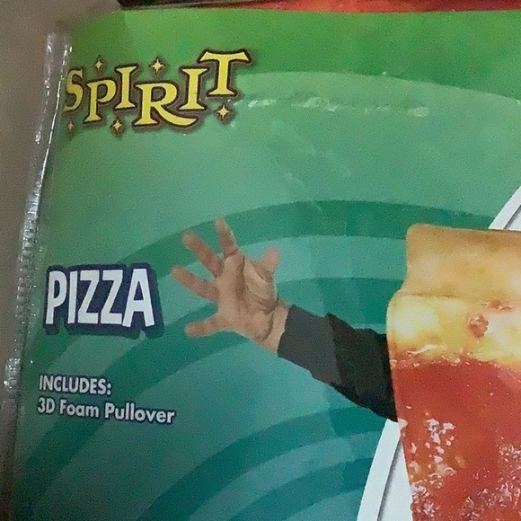 Spirit Pepperoni Pizza Kids Costume. Pizza Box Not Included. Preloved - Picture 3 of 4